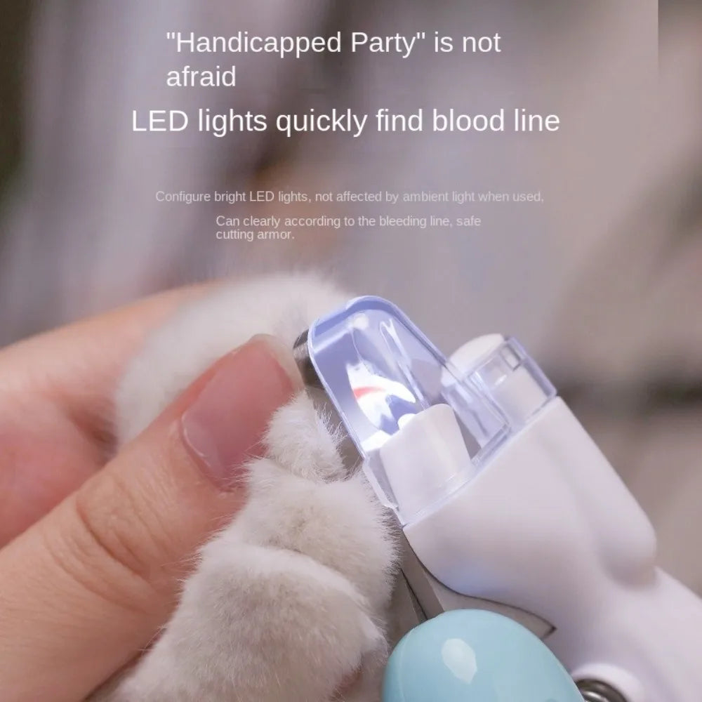 Pet Nail Clippers with Led Light