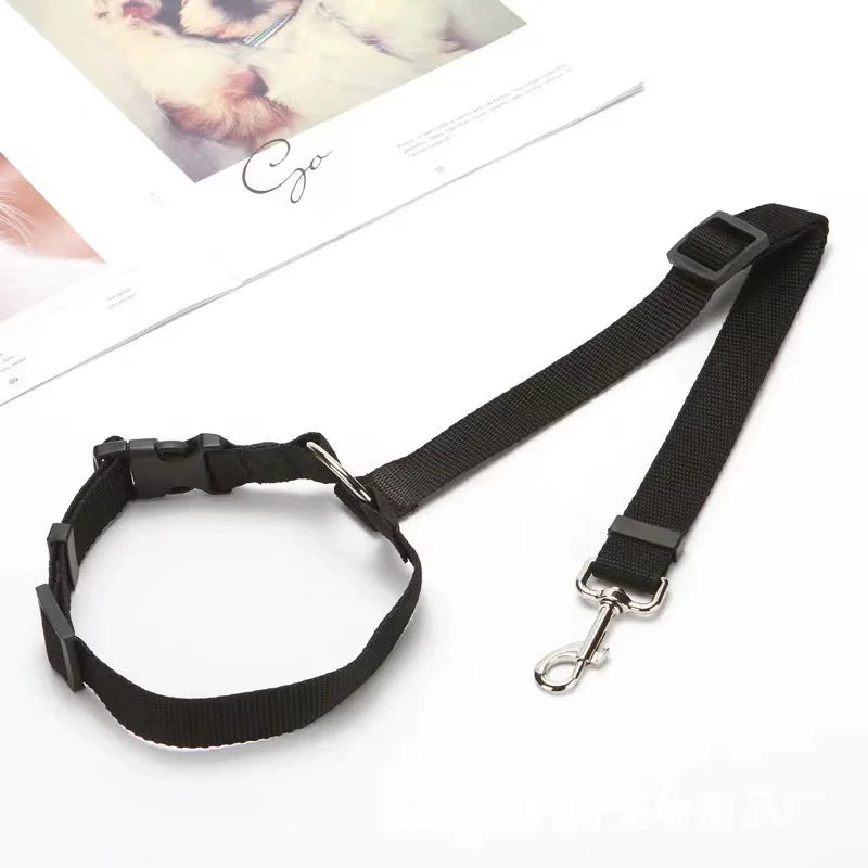 Two-in-one Pet Car Seat Safety Belt